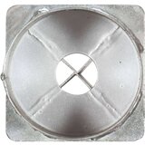 vidaXL talne konice 6 kosov srebrne 12x91 cm pocinkano jeklo | Shoptok.si