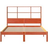  Krevet s regalom za knjige bez madraca 140x200 cm od borovine | shoptok.hr