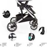 Zopa kolica Quest 3u1 Vulcan black / silver | shoptok.hr