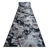RugsX Tekač gumiran LOTUS BOUQUET 52901 Rože siva / bež pralna protizdrsna 100 100x330 cm, (5000173729) | Shoptok.si