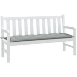 vidaXL Blazina za vrtno klop melanž svetlo siva 150x50x7 cm blago Cene
