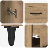 vidaXL Highboard Umjetnički hrast 69,5 x 34 x 180 cm Konstruirano drvo | shoptok.hr