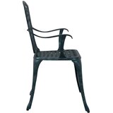  Vrtna stolica 2 pcs Zelena 53 x 51 x 88,5cm Aluminij | shoptok.hr