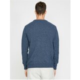 Koton Men's Blue Patterned Sweater cene