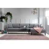 Kutna sofa Nordic 90x85x303cm Tamno siva