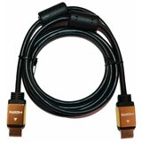 Linkom HDMI kabl 2.0 4K, 3m Pozlaćen (Crni) Cene