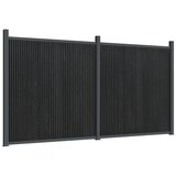 PANEL za ogradu sivi 353 x 186 cm WPC | Eponuda.com