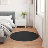  Protuklizni tepih od umjetnog zečjeg krzna OLITE Crna Ø 80 cm | shoptok.hr