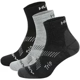 Husky Socks Trip 3pack black/st. dark gray grey