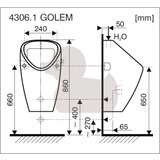 Jika H8430610000001 Golem pisoar | Shoptok.si