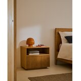Kave Home Nočna omarica v hrastovem dekorju v naravni barvi Helvine – | Shoptok.si
