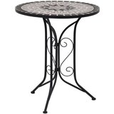 Bistro 3-dijelni mozaični bistro set s keramičkim pločicama sivi | shoptok.hr