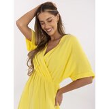 Italy Moda Dress-MI-SK-121008.84-yellow | Shoptok.si