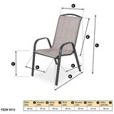  Vrtni stol FDZN5112, 55 x 73 x 94 cm | Shoptok.si