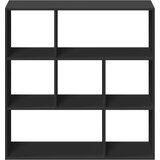 vidaXL Sobna pregrada / regal za knjige crni 102x29x103,5 cm drveni | shoptok.hr