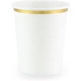 PARTY DECO lončki, beli, 260 ml | Shoptok.si