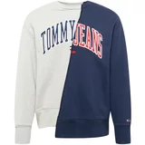 Tommy Remixed Sweater majica mornarsko plava / siva melange / crvena