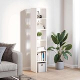 vidaXL Police za knjige 2 kom složive 30x30x80 cm konstruirano drvo | shoptok.hr