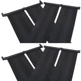 vidaXL solarni grelni panel za bazen 4 kosi 80x310 cm