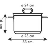 Tescoma Home Profi lonac s poklopcem, Ø 24 cm, 7,0 l | shoptok.hr
