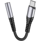 hoco. LS33 AUX priključek 3,5 mm na USB C adapter siv | Shoptok.si
