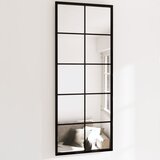  Zidna ogledala 2 kom crna 100 x 40 cm metalna | Eponuda.com