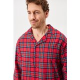 MEN-A Dolga flanelasta pižama Festive Red | Shoptok.si
