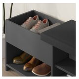 Hanah home cipelarnik filux bench anthracite | ePonuda.com