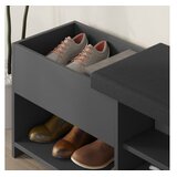 Hanah home Stalak za cipele Filux, 120,3x51x40,5 cm, Antracit | Eponuda.ba