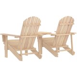  Vrtne stolice Adirondack od masivne jelovine sa stolićem | shoptok.hr