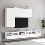  Zidni TV ormarić bijeli 60 x 30 x 30 cm od konstruiranog drva | shoptok.hr