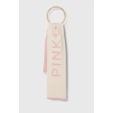 Pinko Up Otroški volnen šal roza barva