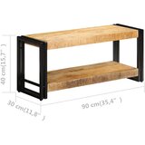 TV ormarić od masivnog drva manga 90 x 30 x 40 cm | Eponuda.com