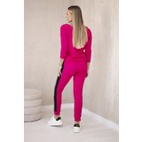 Kesi Set with a fuchsia motif of a panther | ePonuda.com
