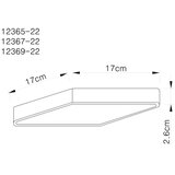 Globo 12369-22 - led plafonsko svetlo echo LED/22W/230V | Eponuda.com