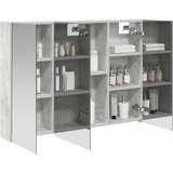  Kupaonski ormar s ogledalom Betonski sivi 100 x 14,5 x 70 cm | shoptok.hr