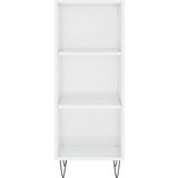  Komoda visok sijaj bela 34,5x32,5x90 cm inženirski les, (20806835) | Shoptok.si