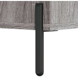 vidaXL Visoka omara siva sonoma 34,5x34x180 cm inženirski les | Shoptok.si