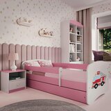 HAPPYKIDS OTROKA POSTELJA DREAMY GASILEC (VE BARV IN DIMENZIJ)-Roza-80x160 | Shoptok.si