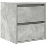 vidaXL Stenska nočna omarica betonsko siva 38x34x40 cm | Shoptok.si