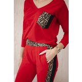 Kesi Set with a red panther motif | shoptok.hr