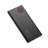 Powerbank BASEUS ADAMAN 10000MAH KOVINSKI QC 3.0 PD HUAWEI SCP 22,5W ČRN | Shoptok.si