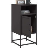vidaXL Noćni ormarići 2 kom crni 36x39x78 cm čelični | shoptok.hr