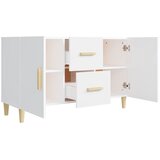  Komoda bijela 100x36x60 cm od konstruiranog drva | shoptok.hr
