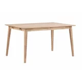 Rowico blagovaonski stol od mat lakiranog hrasta Mimi, 140 x 90 cm