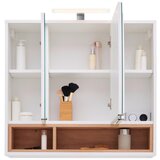 Mömax Omara Z Ogledalom Milano, Bela, Hrast, Led | Shoptok.si