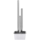 Vrtna fontana srebrna 48 x 34 x 153 cm od nehrđajućeg čelika | Eponuda.com