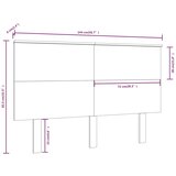  Uzglavlje za krevet sivo 144 x 6 x 82,5 cm od masivne borovine | shoptok.hr