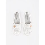 GOODIN White light loafers with a pin | shoptok.hr