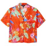 Desigual Bluza 'Laos' modra / meta / svetlo roza / oranžno rdeča | Shoptok.si
